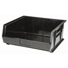 Bacs de rangement Stack & Hang recyclés, plastique, noir, 14 3/4  x 16 1/2 x 7 (po) (CF854)-Quantité : Paq./4
