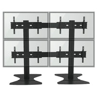 TygerClaw – Support mobile pour téléviseur de 30 à 60 po, 81,8 x 37,4 x 64,8 po, noir-4 supports mobiles pour téléviseur