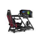 Next Level Racing - Siège de pilotage Pro - Noir-Siège de vol ergonomique avec découpe centrale et support pour les configurations d'hélicoptère et d'espace