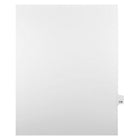 Mark Maker – Onglets séparateurs juridiques blancs, 1/25 onglets, format lettre, sans trous, numéro 119, 25/paquet-Onglets séparateurs blancs, 1/25 onglets