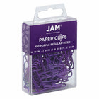JAM PAPER - Colore norme 1" Trombones, Violet, 3 Paquets de 100-Taille : 2,5 cm (Norme/regulier)