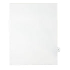 Mark Maker – Onglets séparateurs juridiques blancs, 1/15 onglets, format lettre, sans trous, lettre L, 25/paquet-Onglets séparateurs blancs, 1/15 onglets