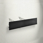 Azar Displays – Porte-affiche prolongé noir pour illustration, 4 x 24 po (600424-BLK)-Diamètre : 0,14 po