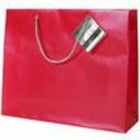 JAM Paper - Sacs à provisions opaques - Grand - 13 x 10 1/2 x 4 - Rouge - Vrac 100 sacs/paquet-Taille : 13" x 10 1/2" x 4"