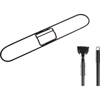 Cadre de vadrouille de 24 long. x 3 1/4 larg. (po) avec manche, 3 par paquet-Quantité/paquet : 3
