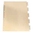 Intercalaires insérables de format légal OxfordMD, 5 onglets, transparent-Classez vos documents dans des reliures pour retrouver plus rapidement les renseignements dont vous avez besoin.