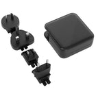 Targus - Chargeur mural GaN USB-C/USB-A de 100 W - Noir-Classé ignifuge, conforme UL