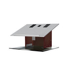 Urbann Lutrin de table K9 - aluminium et bois - acajou-1 arbre replanté pour neutraliser le carbone