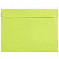 JAM Paper - Enveloppes Colourées pour catalogue de livrets 9 x 12 - Vert lime ultra - paquet de 500-Enveloppe vert lime