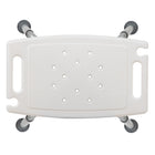 Flash Furniture Chaise De Bain Et Douche Réglable série HERCULES-Blanc (DCHY3410LWH)-Cadre en aluminium à l'épreuve de la corrosion à hauteur réglable