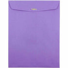  JAM Paper - Enveloppes Colourées pour catalogue à extrémité ouverte - 10 x 13 - avec fermeture à fermoir - Violet violet recyclé - paquet de 25-Taille: 10 x 13 pouces