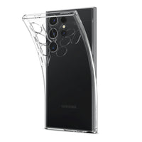 Spigen - Crystal Flex pour Galaxy S24 Ultra - Cristal Clair-La protection fine et transparente reste pratique pour les poches et l'adhérence