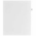 Mark Maker – Onglets séparateurs juridiques blancs, 1/15 onglets, format lettre, sans trous, numéro 49, 25/paquet-Onglets séparateurs blancs, 1/15 onglets