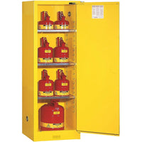 JustriteMD – Armoire de sécurité compacte Sure-GripMD, 1 porte à fermeture automatique, 23 x 18 x 65 (po)-Trois tablettes ajustables pour un rangement sécuritaire et polyvalent