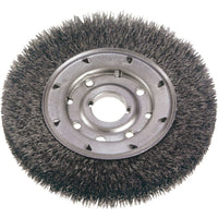 Osborn - Brosses Rotatives À Fils Crêpés - Face Moyenne, 8po Dia., Fils 0,0118po, Arbre 2po-Type d'utilisation Acier
