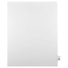 Mark Maker – Onglets séparateurs juridiques blancs, 1/25 onglets, format lettre, sans trous, numéro 198, 25/paquet-Onglets séparateurs blancs, 1/25 onglets