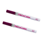 JAM Paper Marqueurs de Peinture Opaque à Traits Fins, Prune, 2 / paquet (7665905a)-Couleur :  Violet prune