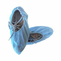 Globe - Couvre-chaussures antidérapants - Grands/3 paquets de 100-Bleu