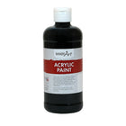 Art pratique – Peinture acrylique pour élève, noir Mars, 16 oz (RPC101100)-À utiliser sur la plupart des surfaces : papier, tissu, bois, plastique, verre, carton, métal et toile