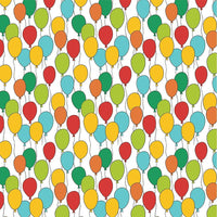 Papier d’emballage, 2 feuilles, ballons, 12/paquet-Ballons