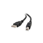 C2G – Câble USB 2.0 A/B, 1 m/3,2 pi, noir-Raccordez votre appareil USB à un port de votre concentrateur USB, PC ou Mac(R)