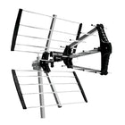 Digiwave – Antenne UHF TV numérique extérieure triple-boom, 20 x 18 x 24 po, argenté-Dipôle PEPS(premier entré, premier sorti), réduisant ainsi l’installation