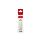 Canon - Bouteilles d’encre GI-25 jaune-Bouteilles d’encre qui ne nécessitent pas de pression pour un remplissage d’encre facile et sans dégâts, forme unique de l’embout de la bouteille d’encre de couleur pour un remplissage précis à chaque fois