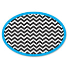 Ashley - Effaceur pour tableau blanc magnétique, chevrons (ASH10047)-Noir, blanc et vert