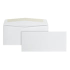 Quality Park – Enveloppes blanches Preserve n° 10, 4 1/8 po x 9 1/2  po, bte/1000 - avec colle-Ouverture au bout ; rabat à bord bien gommé
