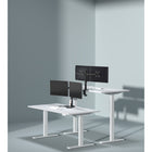 Uplite – Support de bureau entièrement ajustable, articulé, pour 2 moniteurs de jusqu'à 32 po, noir (UPMM32A)-9