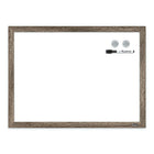 Tableau effacable a sec magnetique avec cadre fini bois Quartet, 24 po x 36 po, assortis-Le cadre en bois ajoute un aspect haut de gamme.