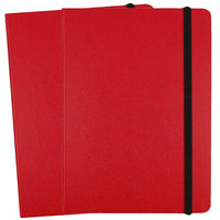 JAM PaperMD – Cahiers de notes à couverture rigide avec fermeture à bande élastique, 5 x 7 po, rouge, 2/pqt-Taille : 5 x 7 po