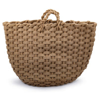 Truu Design - Panier de rangement tressage épais, 13.75 x 18"-Mesure: le panier de rangement mesure 45,7cm L x 35cm H x 47cm P (18" L x 13,75" H x 18,5" L)