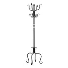 Monarch Specialties - 2065 Patere - Traditionnelle Metal Martele Noir-Portemanteau