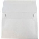 JAM Paper Enveloppe Stardream A6 à effet métallisé, argenté, 50/pqt-Intérieur vierge où écrire un mot personnalisé