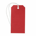 Jam Paper - Étiquettes Cadeaux avec Cordon - Moyen - 4 3/4 po x 2 3//8 po - Rouge - 1000 Pack-Étiquette cadeau rouge