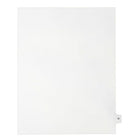Mark Maker – Onglets séparateurs juridiques blancs, 1/15 onglets, format lettre, sans trous, lettre N, 25/paquet-Onglets séparateurs blancs, 1/15 onglets