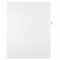 Mark Maker – Onglets séparateurs juridiques blancs, 1/15 onglets, format lettre, sans trous, numéro 171, 25/paquet-Onglets séparateurs blancs, 1/15 onglets