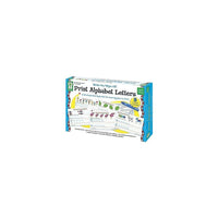 Cartes de lettres alphabétiques imprimées Key Education Publishing-26 activités et 8 crayons inclus