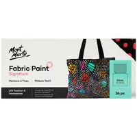 Mont Marte Ensemble Signature de peinture pour tissu - Paquet de 36 x 20ml (0,7oz)-1