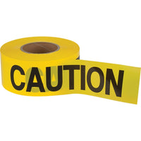 SCN Industrial - Ruban Pour Barricade «Caution», Anglais, 3po La X 1000' Lo, 2 Mils, Noir Sur Jaune, paquet de 12-Couleur Noir sur jaune
