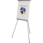 Staples – Chevalet Tri-Max double fonction, support pour tableau-papier, argent-Construction en aluminium argenté et entretoise pour une stabilité accrue