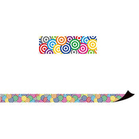 Teacher Created Resources - Bordure aimantée à motifs de cibles, paquet de 36-Thème : Cibles colorées