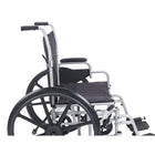 Drive Medical – Fauteuil de transport Poly-Fly avec appuis-pieds escamotables avec siège de 20 po-31,5 long. x 25,5 larg. x 12,5 haut. (po)