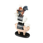 Figurines danimaux chefs cuisiniers, multicolore-1