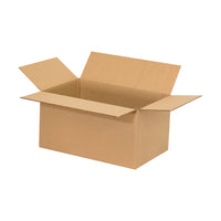 Boîtes d'expedition - 8 po L x 8 po l x 5 po H - 32ECT - Paquet de 25-Brun/ Kraft