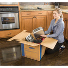 Fellowes - Prime SmoothMove - Boîtes de déménagement  - Moyenne - Paquet de 8-Facile à soulever et à déplacer grâce aux poignées solides et durables.