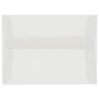 JAM Paper Enveloppes translucides A7, incolore, 250/paquet-Enveloppe en papier translucide incolore