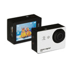 Kitvision – Caméra d'action hydrofuge Escape HD5 720p avec accessoires de montage, blanc-Écran ACL haute résolution de 2 pouces vous montrant exactement ce que vous êtes sur le point de capturer
