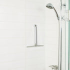 Alto – Racloir extensible de douche, argent chromé-La poignée texturée de haute qualité est résistante aux taches de doigts et d’eau